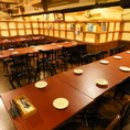 40名様以上ですとお店丸ごと貸切にてご利用も可能です♪ご希望のお客様はお気軽にお問い合わせご相談ください◎