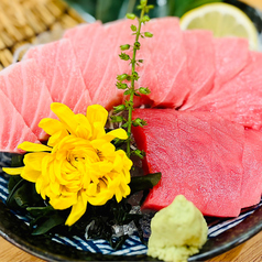 本マグロの断面刺し