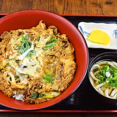 牛とじ丼セット(かけうどん/ざるうどん)