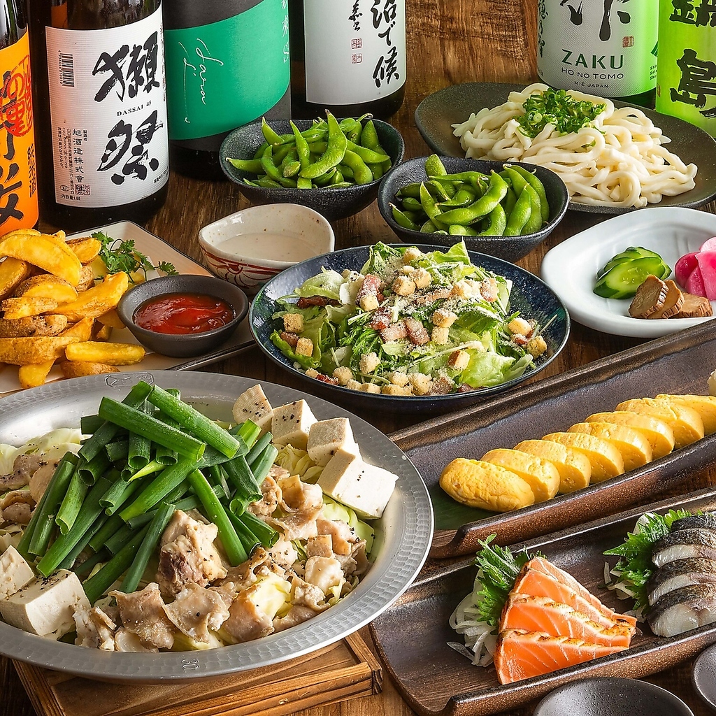 旬の味覚もふんだんに使用した料理からデザートまで◎宴会にオススメのメニューを豊富にご用意！