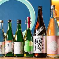 日本酒・焼酎は全国各地の銘酒がずらりとご用意！