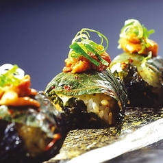 ゴマの葉おにぎり