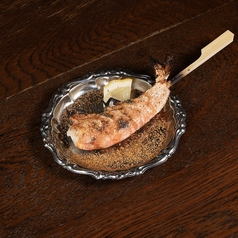 エビのケイジャンスパイス焼き