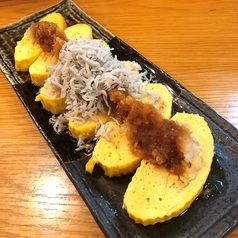 しらすおろしの玉子焼き