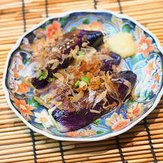 揚げなすの生姜醤油