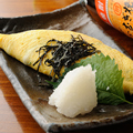 料理メニュー写真&nbsp;和風オムレツ／鶏はらみのおろしポンズ