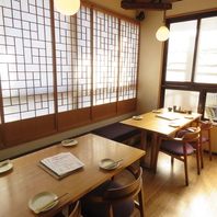 ゆったり座れる半個室◎貸切は7名様から可能！
