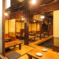仕切り有り◎少人数でも団体でも楽しめます！