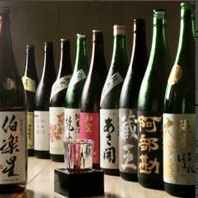 コースで飲める地酒20種以上！純米大吟醸も含む！