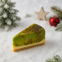 目の前で炙る！香るチーズケーキ