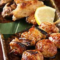 料理メニュー写真 地鶏串焼き