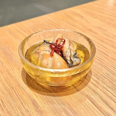 牡蠣燻製のオイル漬け