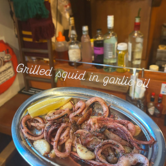 イカのニンニクオイル焼