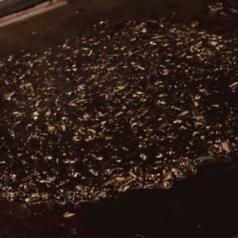 イカ墨もんじゃ(セルフ)