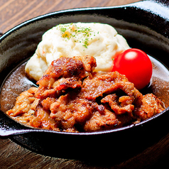 宮崎産ハーブ豚の生姜焼き　自家製ジンジャーソース