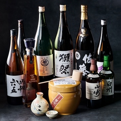 全国各地の地酒や銘酒を豊富にご用意。