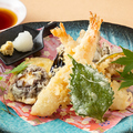 料理メニュー写真 季節の天ぷら盛り合わせ