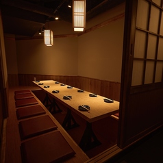 《中人数様向け完全個室》【8名様から12名様】プライベートな空間でお寛ぎいただけます。