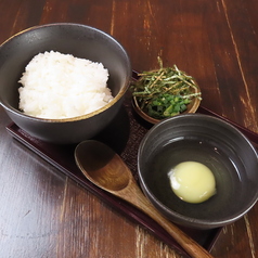 白の玉子かけごはん