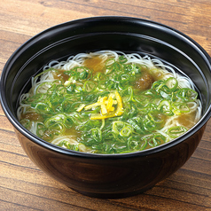 九条葱ととろろ昆布そうめん