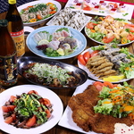 歓送迎会、結婚式2次会等にオススメの120分飲み放題付きコースございます！