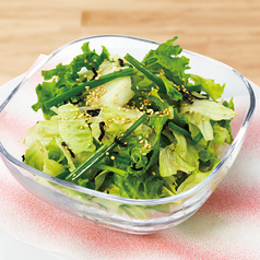 万能葱とレタスのシャキシャキごま風味