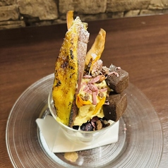 紅はるかと鳴門金時のパフェ