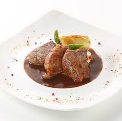 ヒウチステーキ　赤ワインソースとトリュフの香り（200g）