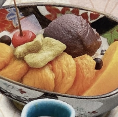 杏あんみつ