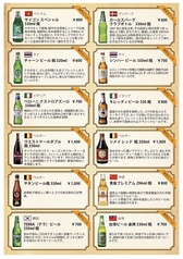 ドリンクメニュー P３