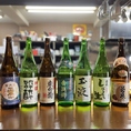 深谷の地酒10種類以上 その他各地の日本酒30種類以上ご用意しております。
