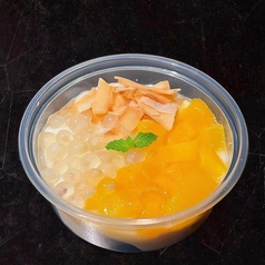 芒果椰椰冰豆花/香芋紫薯冰豆花