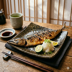 金華サバの塩焼き(半身)