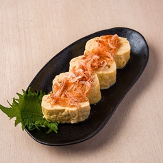 桜えびと天かすの出汁巻卵