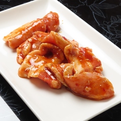 大根レモンを巻いて食べる「韓式 豚ジャンカルビ」