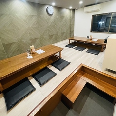 2階は掘りごたつで歓迎会やご宴会にもご利用可能です！