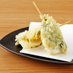 鮮魚の梅しそ天(2本)/穴子の天ぷら 各