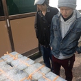 仕入れ先のカキ養殖の「宮本海産」で広島名ぶちミヤモト牡蠣の作業場にいってきました！