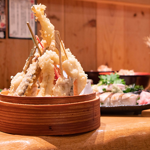 旬食材たっぷりの天ぷらから、鮮魚の逸品まで！
