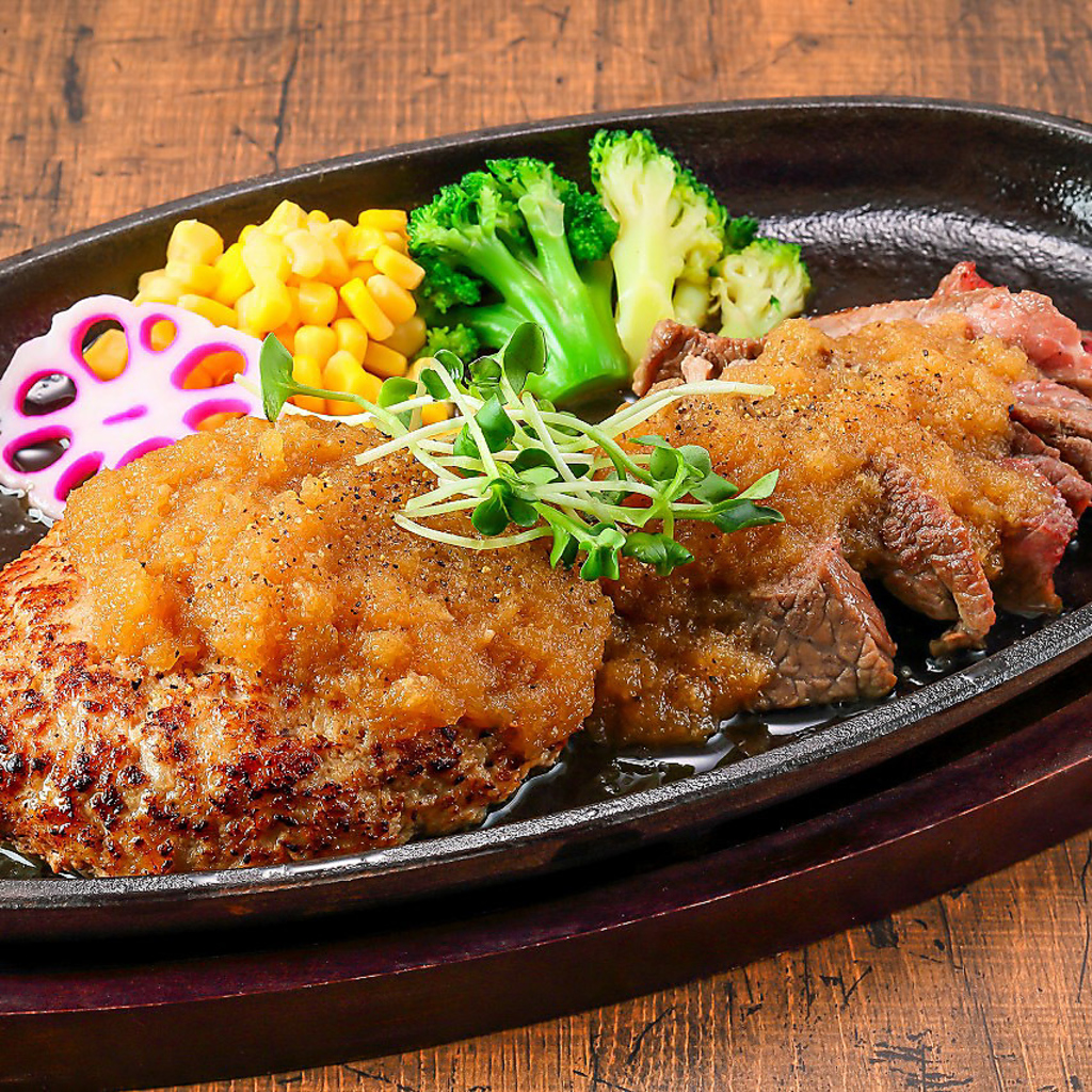 お腹いっぱい楽しみたい方は各種コンビプレートがオススメ！お好みの組合せをお選びください☆