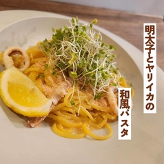 明太子とヤリイカの和風パスタ
