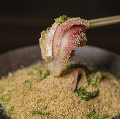 ぶりのたっぷり胡麻まみれ和え