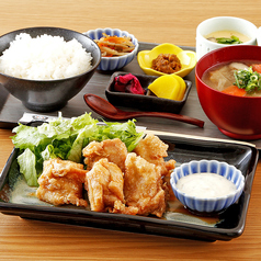 若鶏のチキン南蛮風定食（上セット）