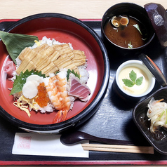 煮穴子のばら寿司定食