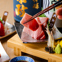 自慢の本鮪や馬刺しをご堪能◎