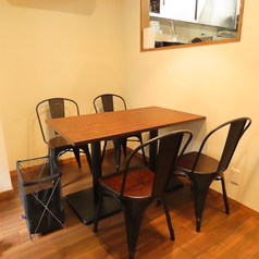 テーブル席です。