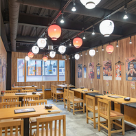 広々とした店内で楽しむ絶品料理＆お酒は格別です♪