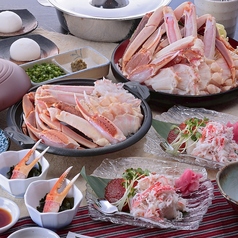 ふぐ かに 旬魚 ふぐの里のコース写真