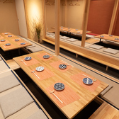 最大30名様までご利用いただける団体宴会に最適な掘りごたつ個室がございます。忘新年会や歓迎会など、大人数でのご利用にご活用ください。