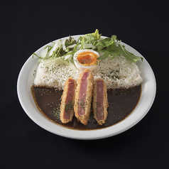 厚切りハムカツカレー